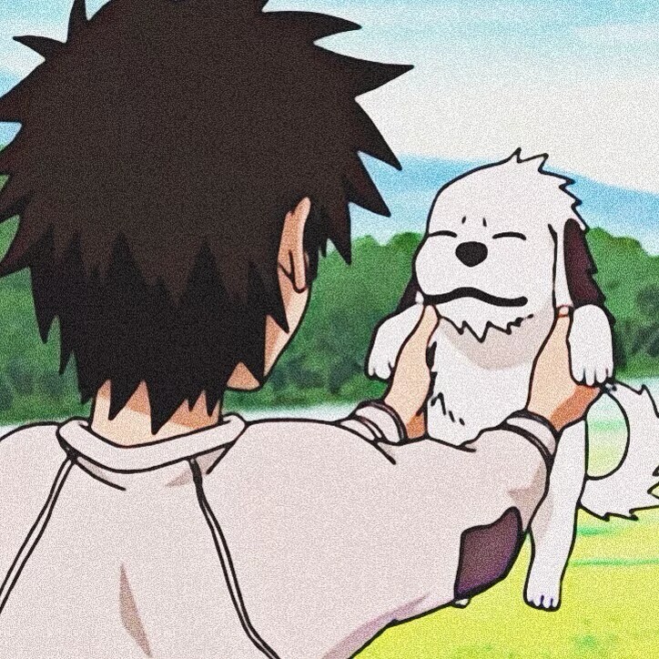 火影图 一人加一狗 目标是成为火影