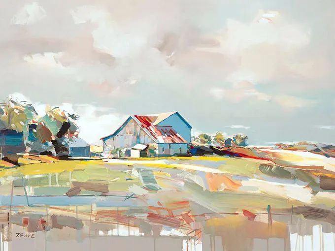 美感十足的人物与风景绘画是光与色的交响乐是抒情惊艳和浪漫的交融