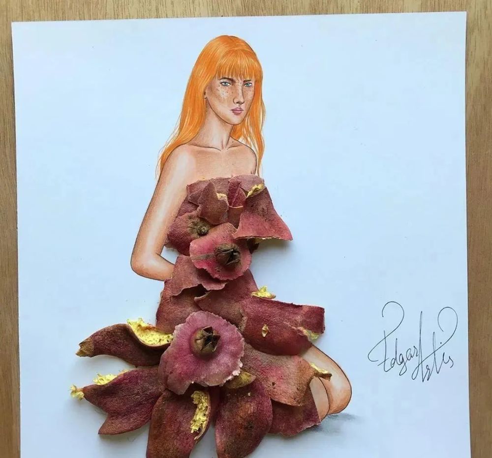 惊叹的时尚服饰拼贴艺术