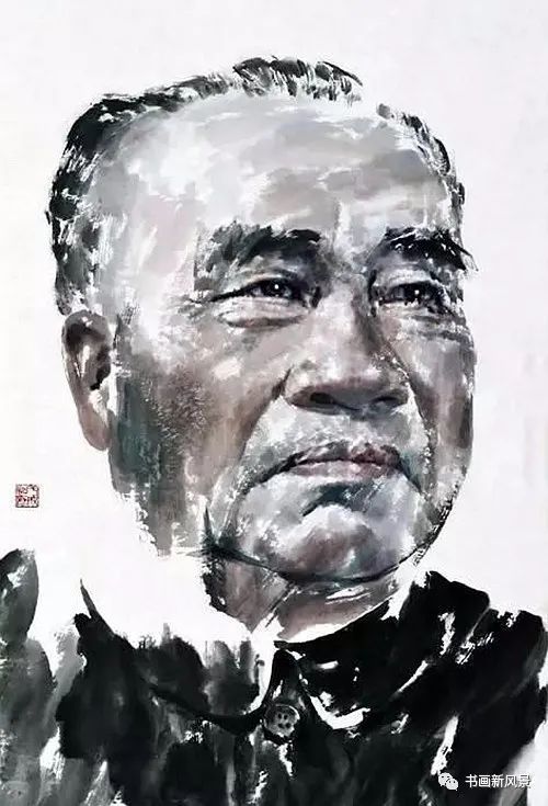 看看他画的这组名人肖像