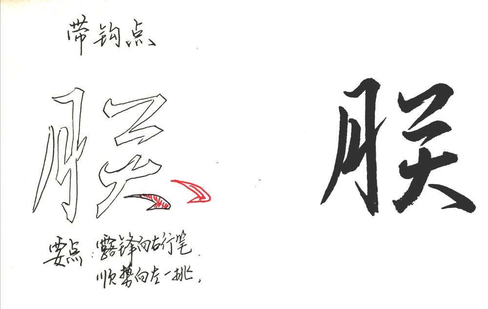 点化万法一一圣教序点画笔法解析