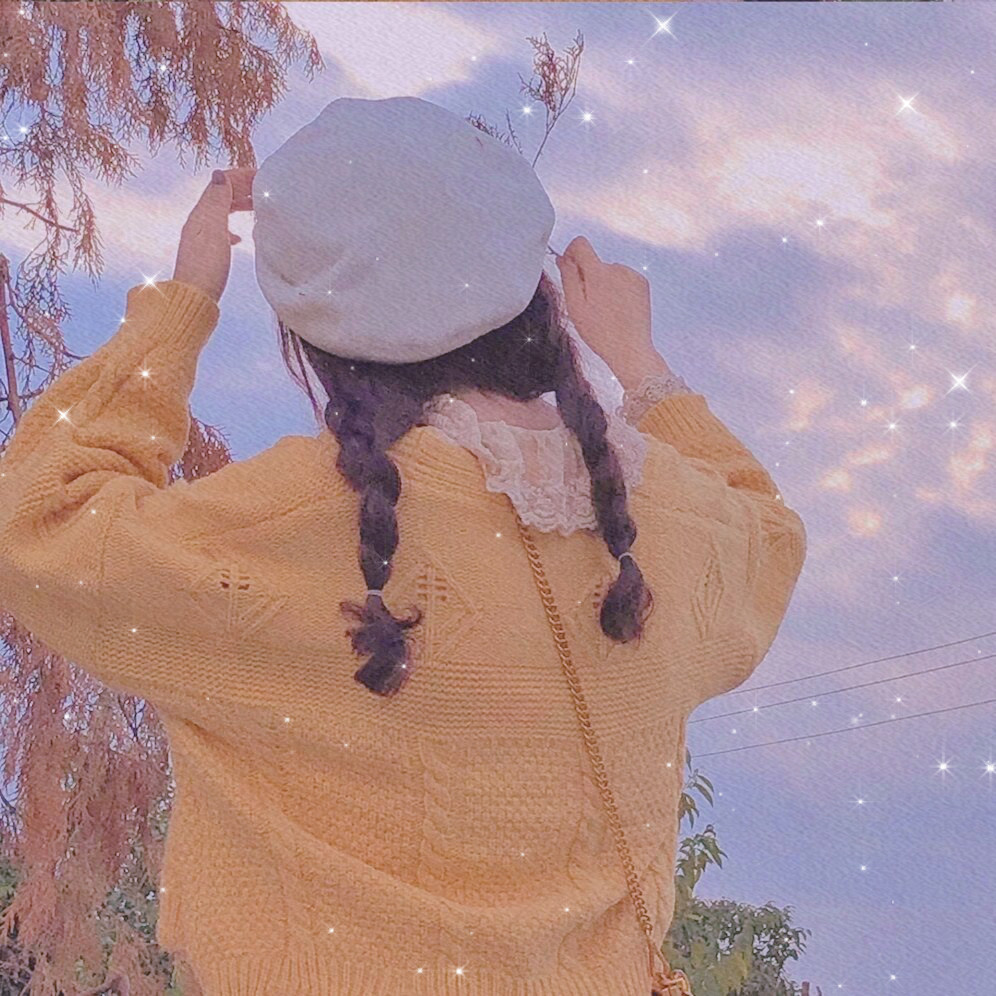 少女心仙气女生头像假装微笑比解释为何伤心简单多了