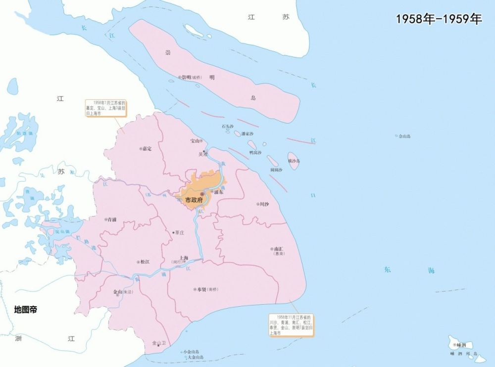 中國第三大島崇明島為何不全歸上海,而是給南通留了兩塊飛地?