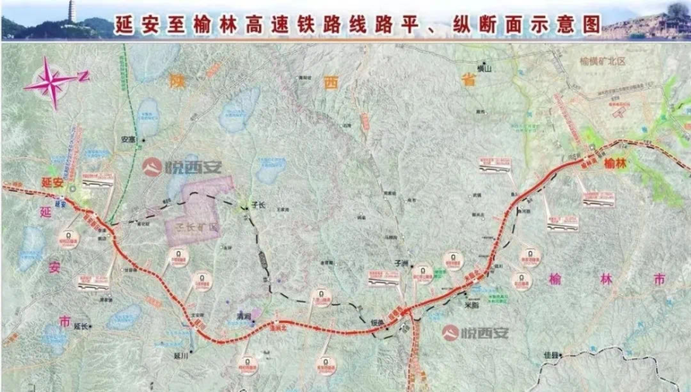 西延高铁计划2025年10月开通,延榆鄂高铁拟今年开工 - 延安到西安开车