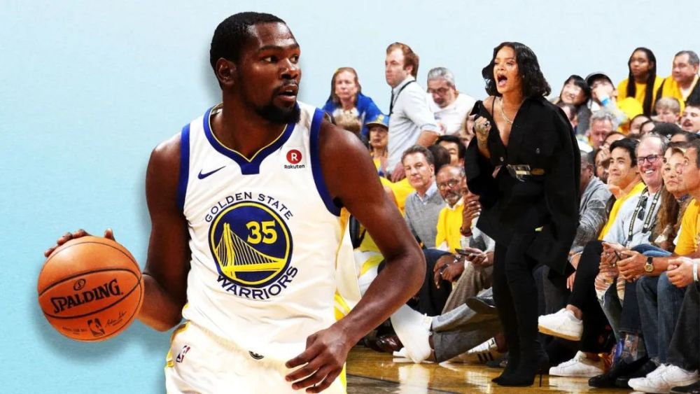 想搞我?"杜兰特被蕾哈娜调戏!偷偷点赞95后小嫩模