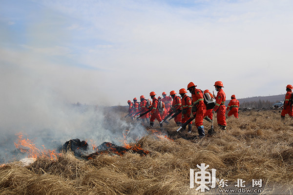 漠河市2020年春季森林防火演练活动举行