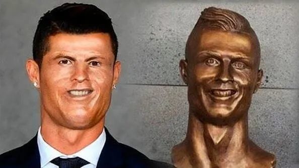 c罗这魔性铜像,你一定还记得