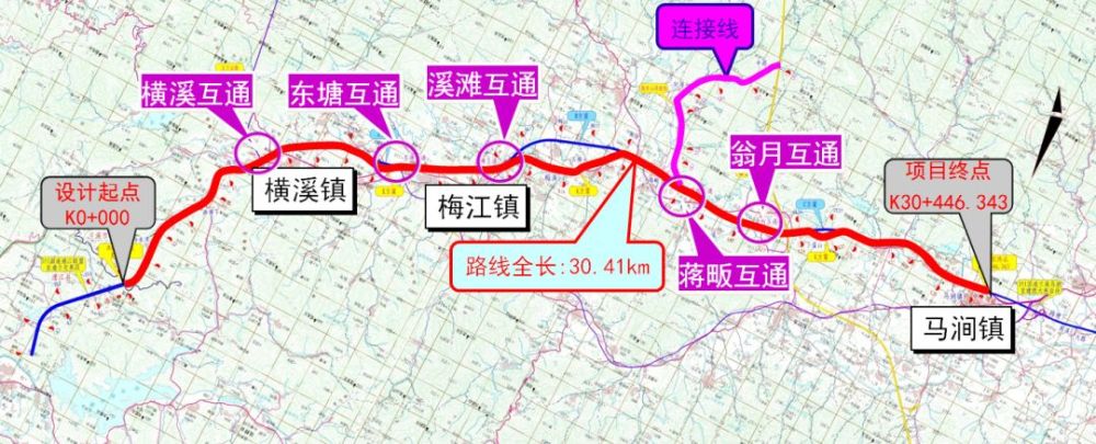 定了351国道兰溪段这样设计浦江去兰溪更方便了