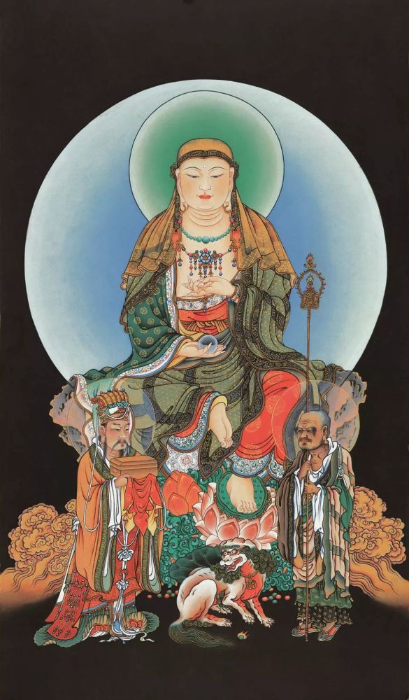地藏菩萨难思议,塑画摹写放光明_腾讯新闻