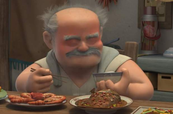 光头强工资这么低,他是怎么度过呢?看到他吃的东西后,网友:心疼