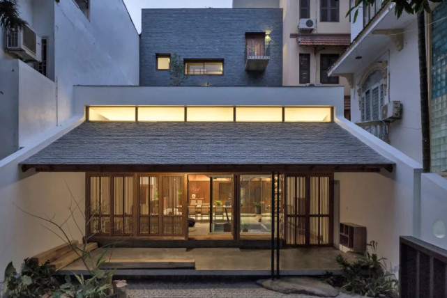 禅意美韵的新越氏庭院住宅 庭院