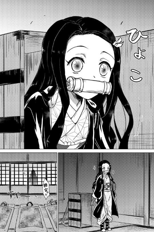 鬼灭之刃祢豆子单独外出被乌鸦警告结果几颗糖果就将乌鸦收买了