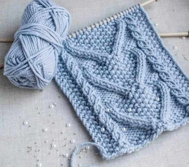 你织毛衣的样子,最美!diy手工棒针编织,花样图解大全!_腾讯新闻