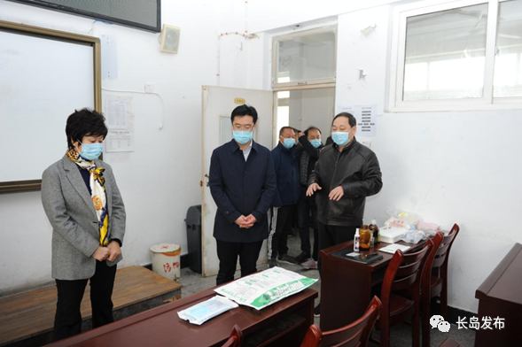 李俊杰带队督导检查学校开学复课前疫情防控准备工作