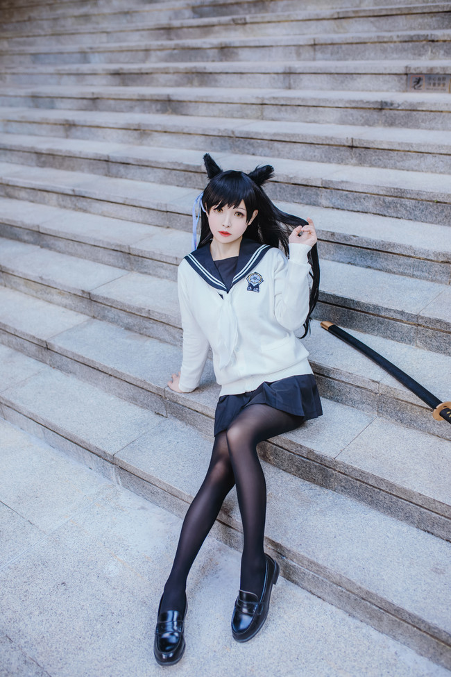 碧蓝航线爱宕犬jk正片cos