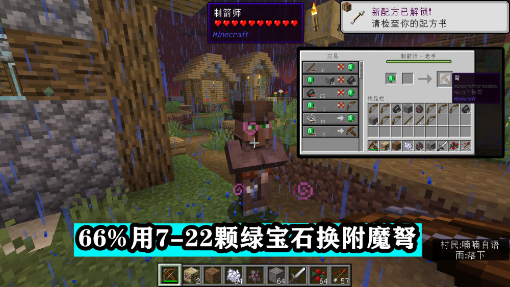 Minecraft怎样获得弩 别再傻傻的合成了 六种方法你学会了吗 最专业的电子竞技门户网站