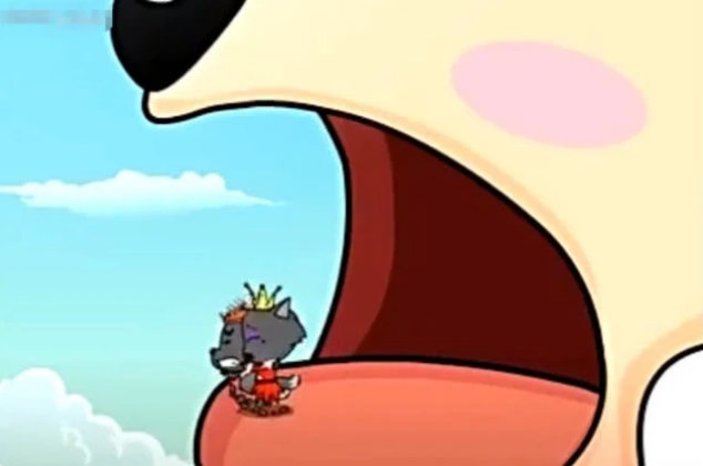 喜羊羊:懒羊羊不止是吃素的,看到他吐出来的东西,网友:好残忍!