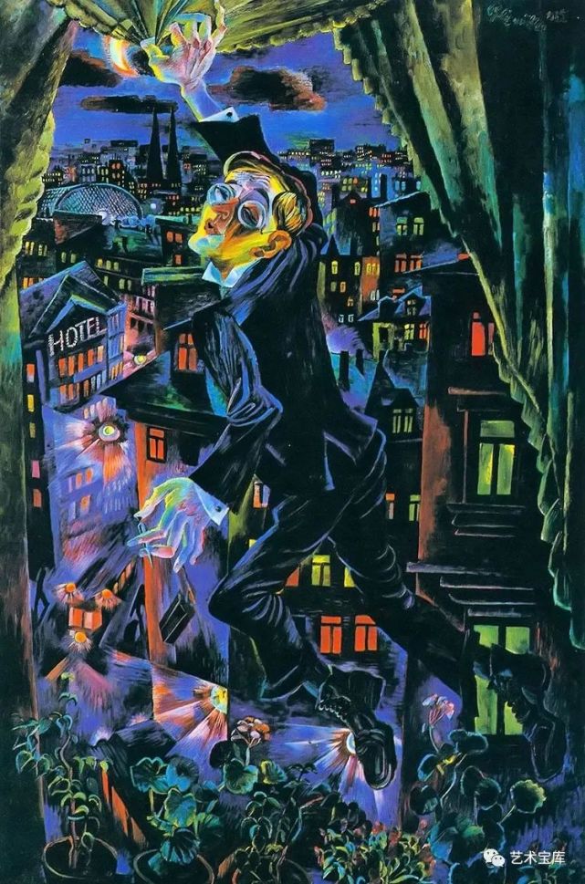 西方艺术史:表现主义画派德国油画家 康拉德·菲利克斯穆勒