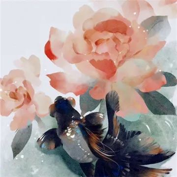 70后中年妈妈专用微信头像之如意锦鲤