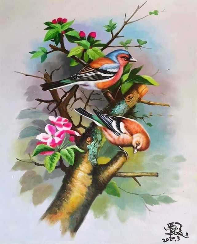 著名油画家管俊作品赏析