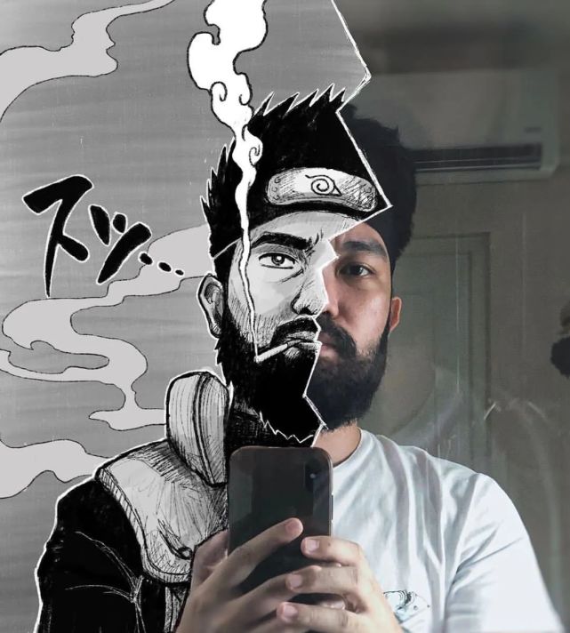 创作这些作品的艺术家名叫柯立比·罗纳森,他本人是一位相貌粗旷的