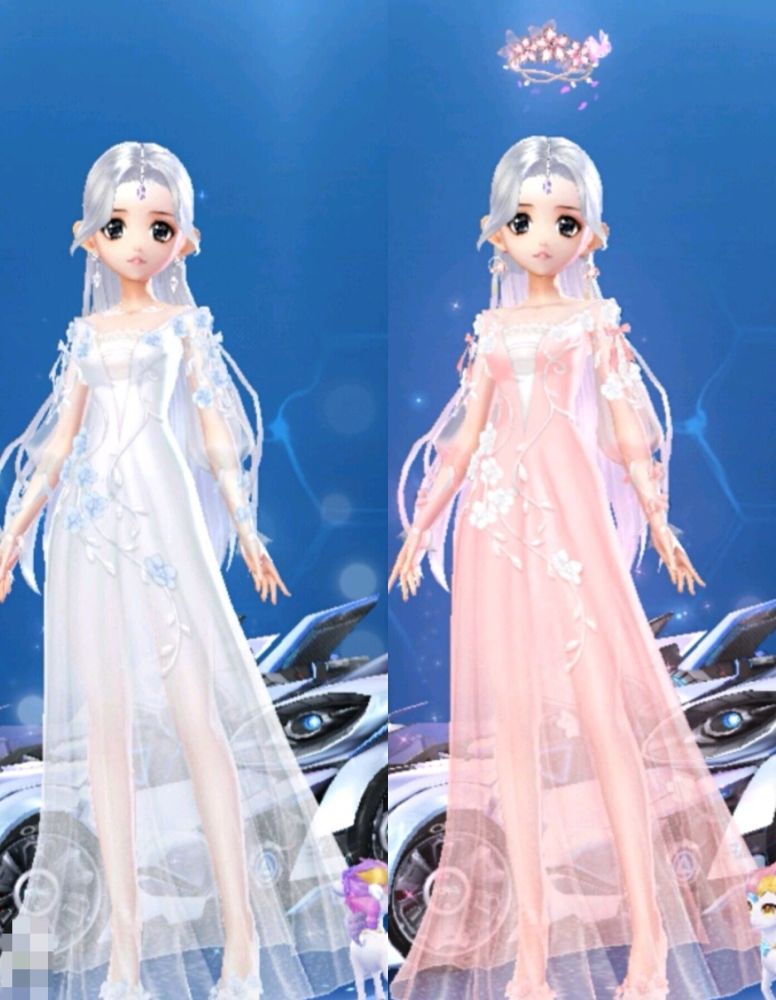 qq飞车手游勋章衣服白色与粉色只差18块钱该如何入手