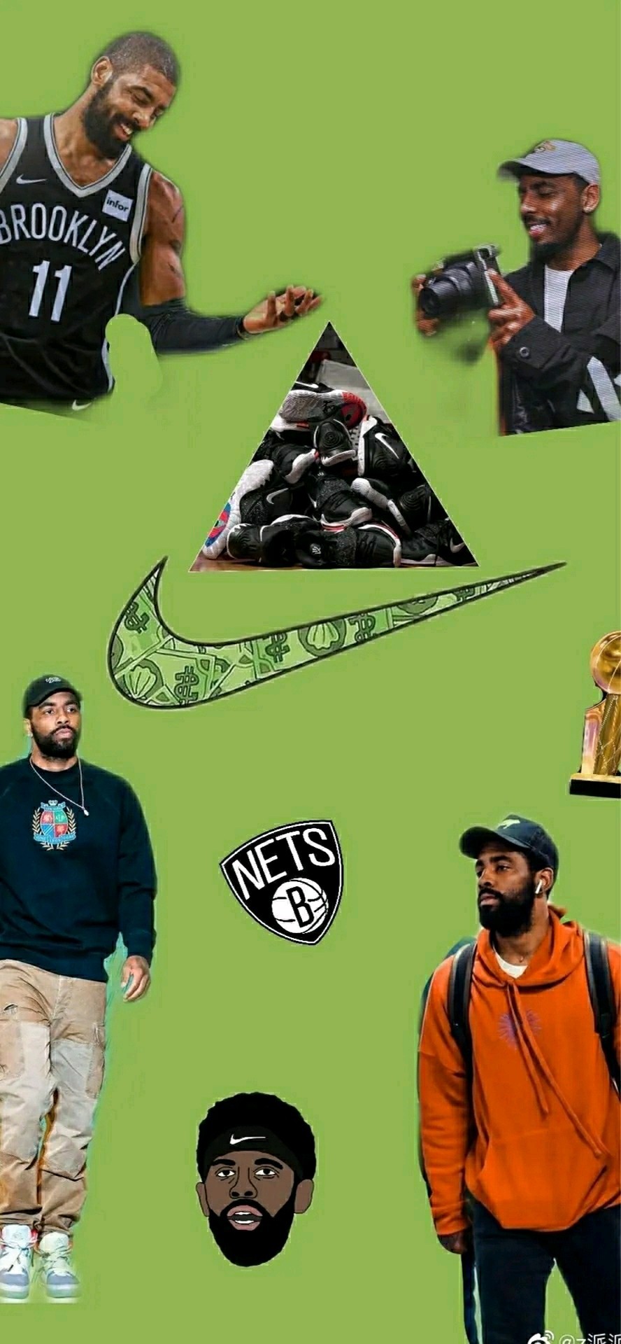 德鲁大叔——凯里欧文拼接壁纸大全_腾讯新闻