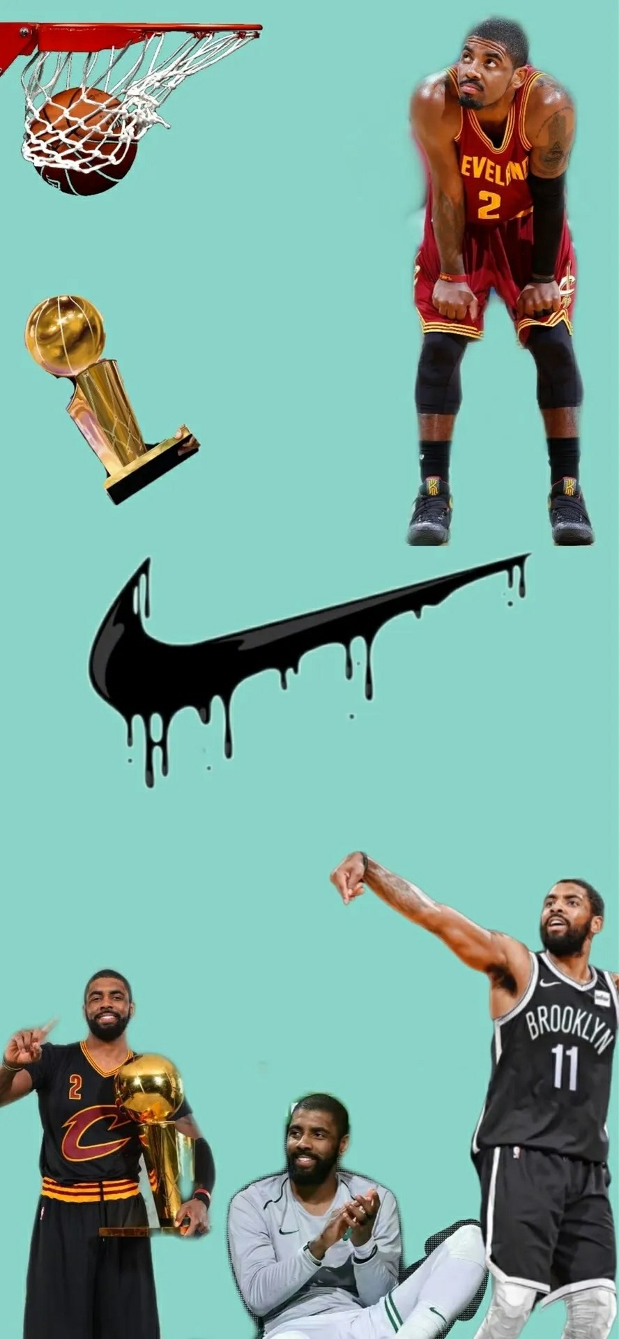 德鲁大叔——凯里欧文拼接壁纸大全_腾讯新闻