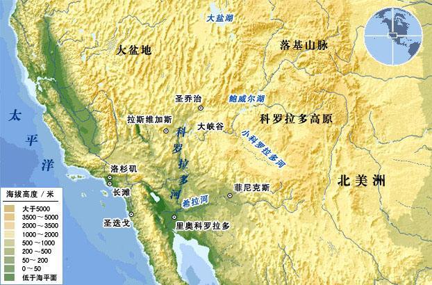 科罗拉多河已经在实际意义上发生了断流,而这跟美国人抢夺这条河的水