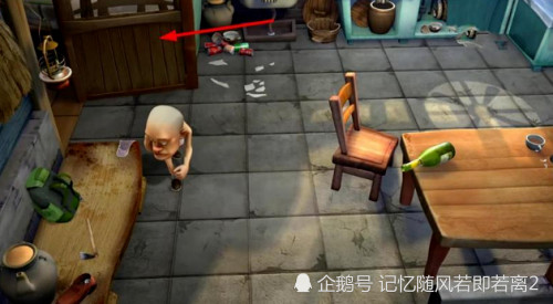 光头强气冲冲的从屋外跑进屋里,准备拿桌子上的背包,这时候细心的观众