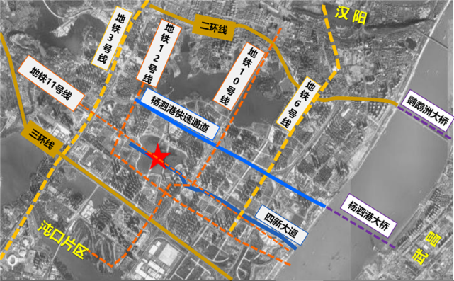 汉阳四新方岛规划图图片