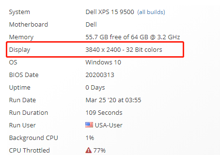戴尔xps159500曝光十代酷睿i9标压处理器1610屏幕