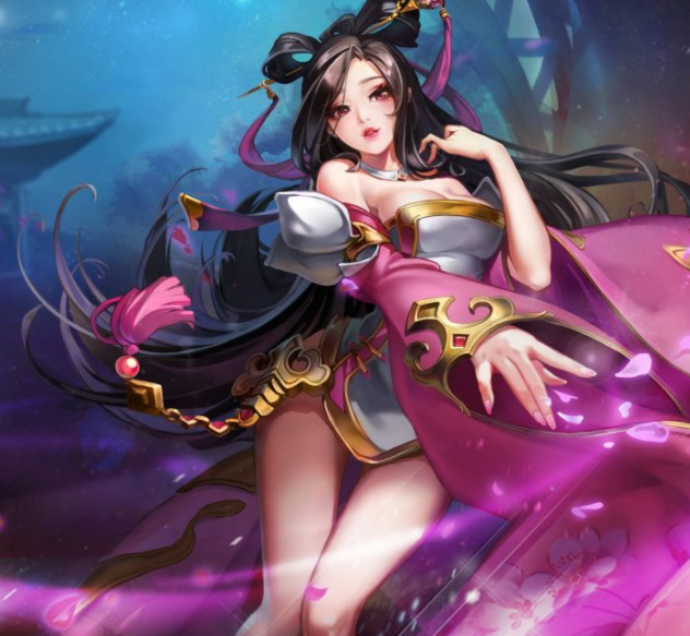 王者荣耀貂蝉原画再次优化和第一代原画相比更有味道