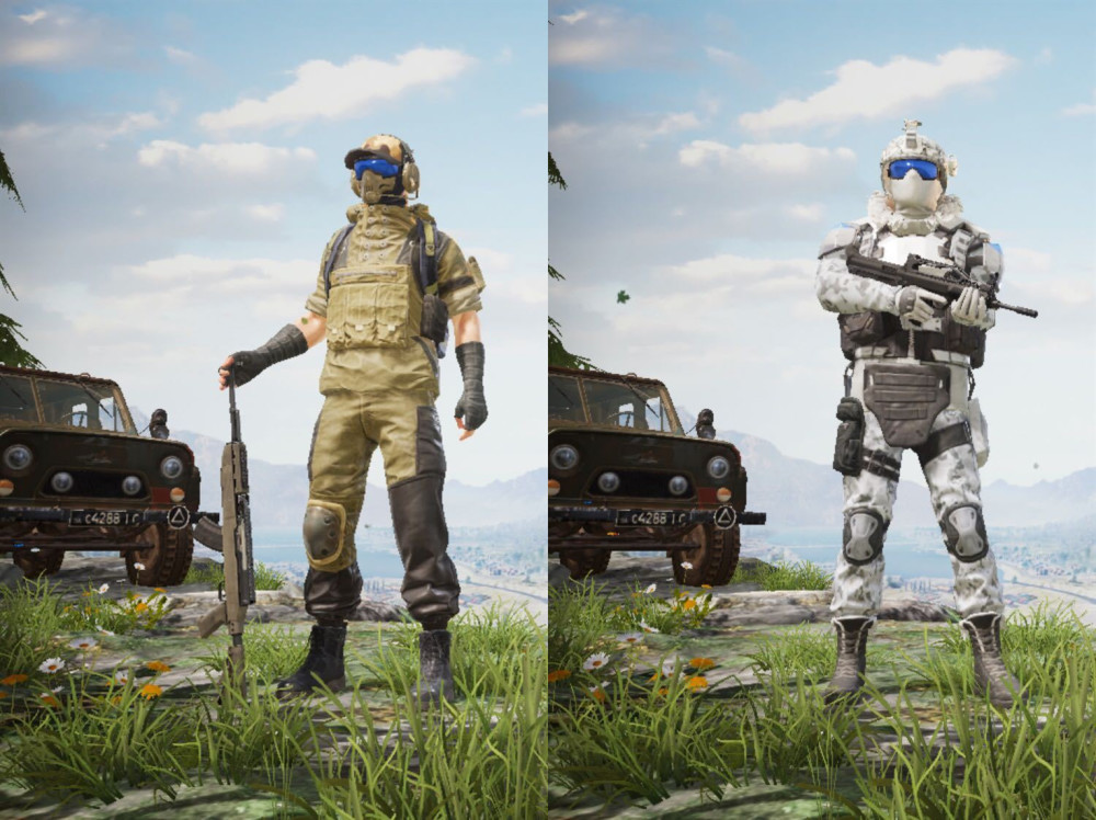 上图所示是和平精英机动战甲皮肤,地地道道的军事题材皮肤,之前玩家