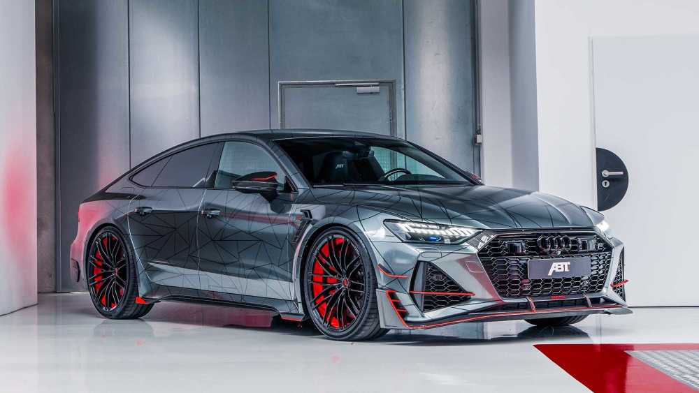 由abt操刀改装奥迪rs7sportback马力提升至730hp