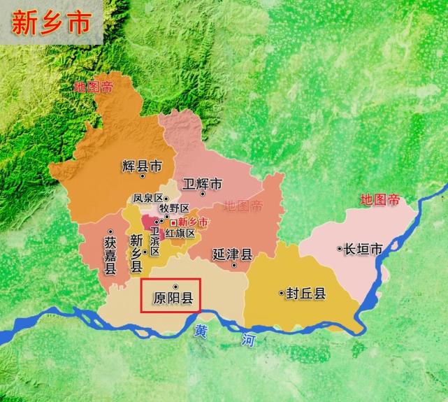 中牟县地理位置图片