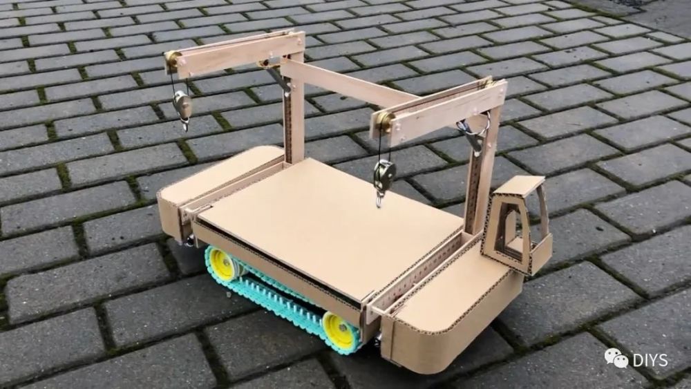 创意手工diy,小型玩具运输吊车的制作方法!_腾讯新闻