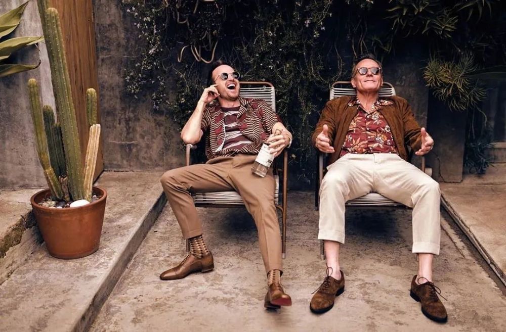 组图绝命毒师老白小粉重聚杂志大片秀师徒情谊