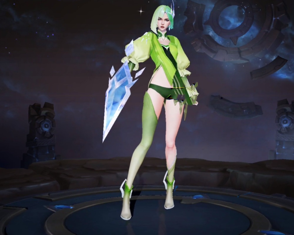 镜伴生皮肤被玩家自制修改,看到大长腿后,88碎片我也愿意兑换