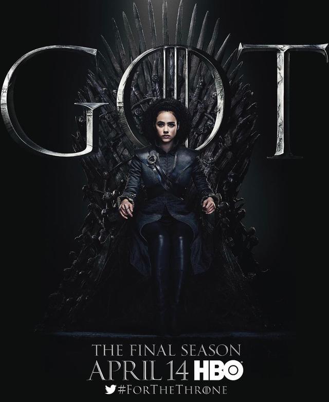 《权游》龙妈侍女"弥桑黛",真是个可帅可性感的百变黑皮girl!