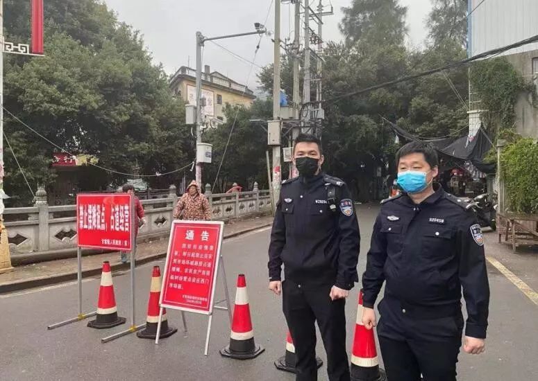 众志成城甘棠派出所全面打响疫情防控阻击战