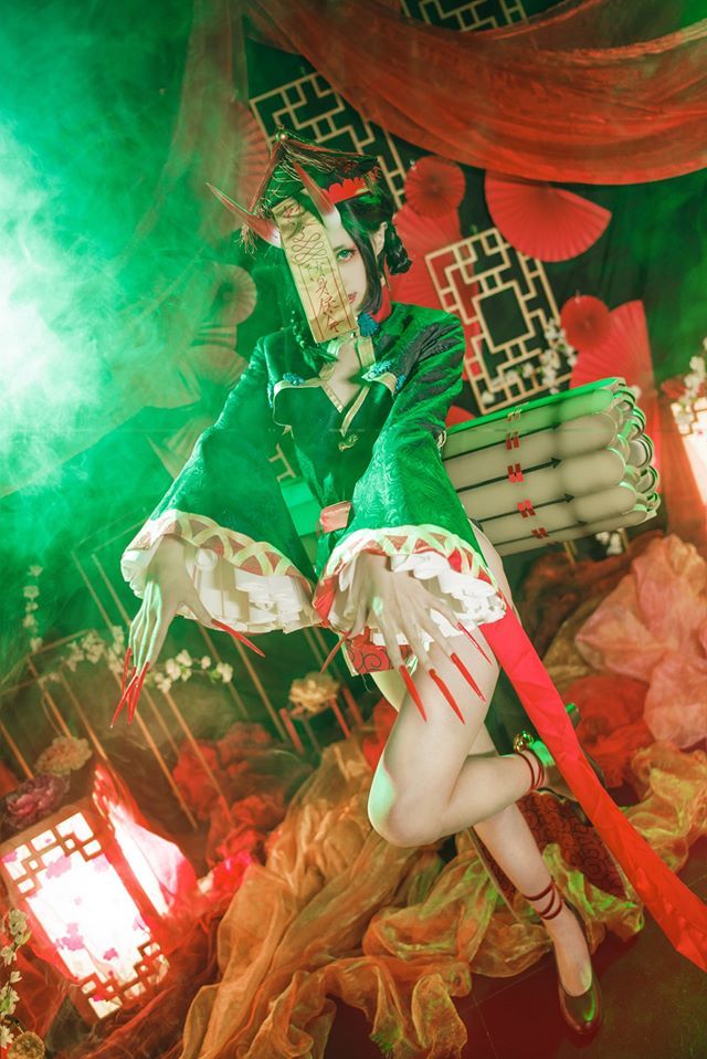 好可爱的一只僵尸酒吞cos,要组团当道士吗?_腾讯新闻