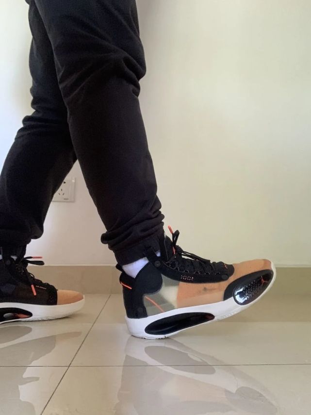 近年来穿过最舒服的正代aj34实战测评