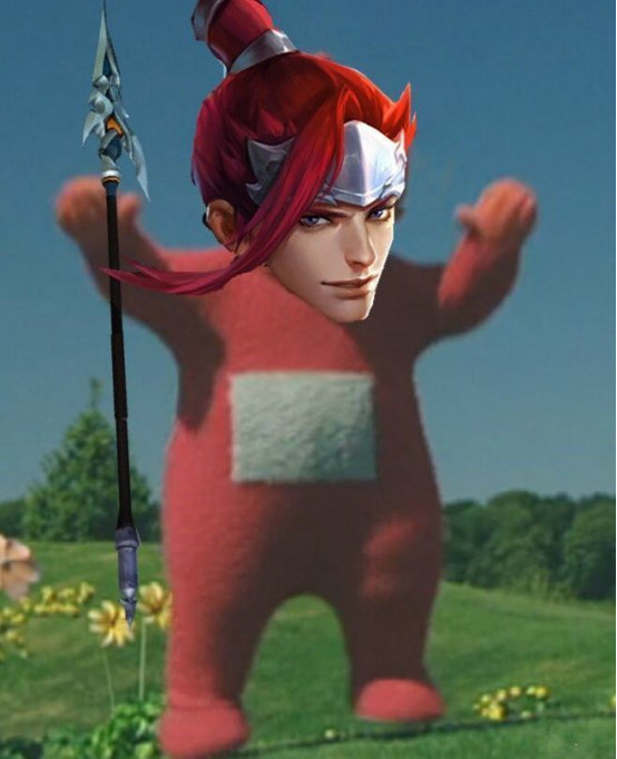 韩信而孙悟空这个就是,我摔倒了,要露娜抱抱,你们平时见过这么撒娇的