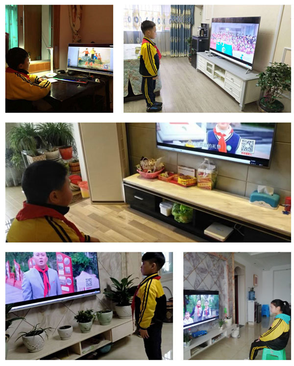 2020致敬,英雄的你!——瓮安八小举行清明节缅怀英烈线上升旗仪式