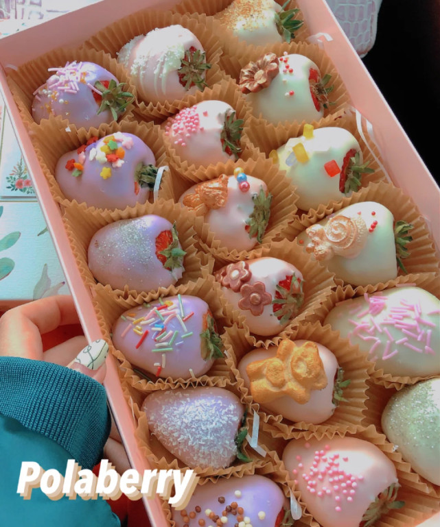 火爆ins的polaberry,网红草莓巧克力你吃了吗