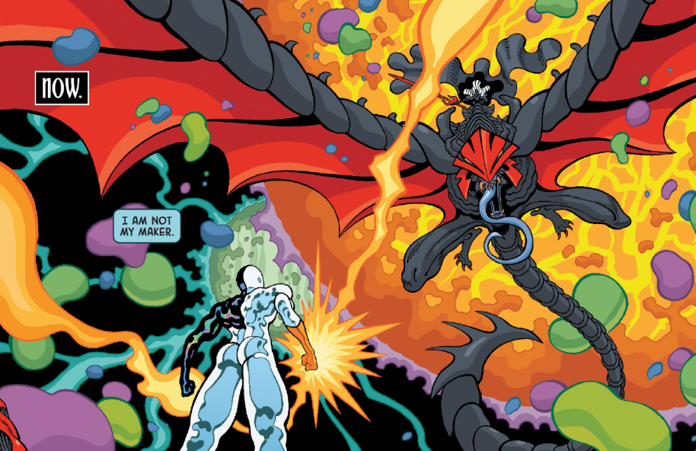 我们也在这本漫画中看到了共生体之神第一次全力作