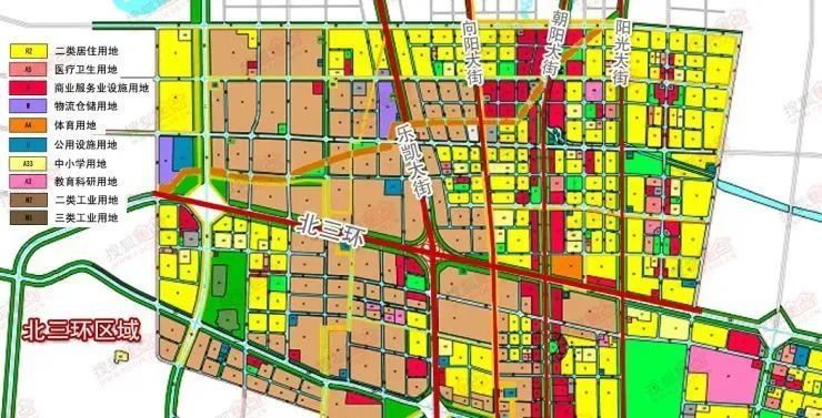 发展区域进行了道路标识,仅供参考▼保定市主城区控制性详细规划(本