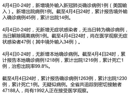 浙江省昨日新增新冠肺炎确诊病例1例无新增无症状感染者