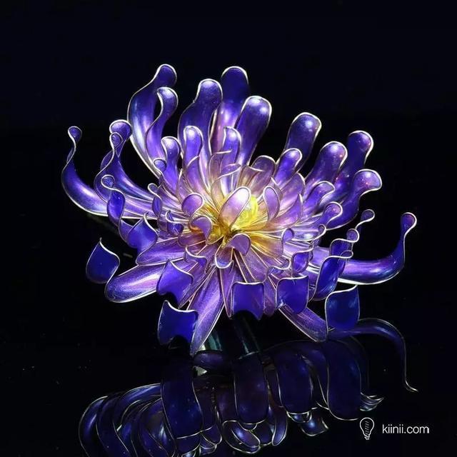 一春梳洗不簪花,晶莹剔透的水晶拉花!diy造花夜手工花,附教程